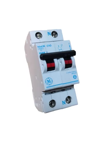 Ge power 590429 disyuntor automático 1p n 10a 4.5ka c 2mod